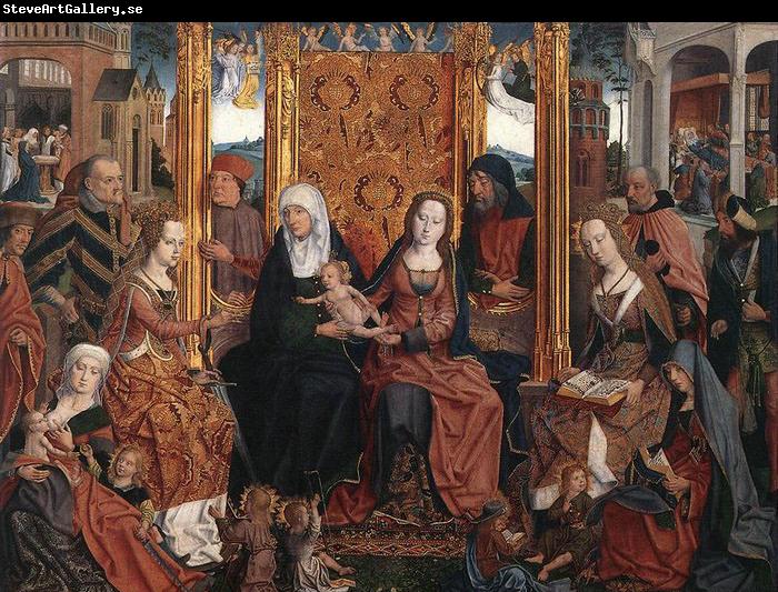 unknow artist The Holy Kinship Altarpiece